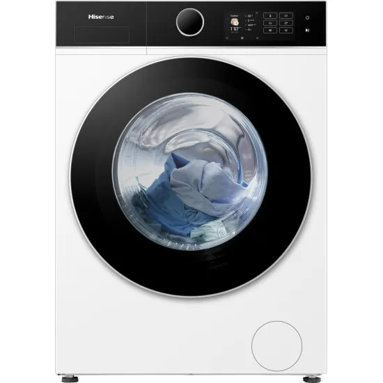 Hisense WF5I8043BWF elöltöltős mosógép, 8 kg, Wifi, gőz,59.5x47x84.5 cm