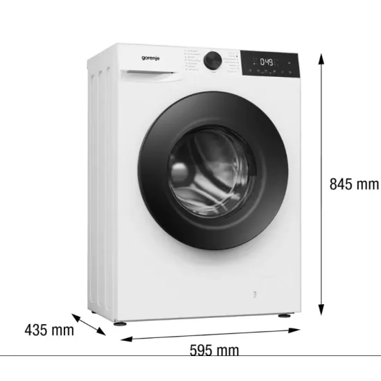 Gorenje WG2PS72A12 elöltöltős mosógép, 7 kg, gőz, 59.5x43.5x84.5 cm