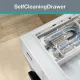 Gorenje WG484A31B elöltöltős mosógép, 8 kg, gőz, Wifi, 60x54x85 cm, fekete szín 