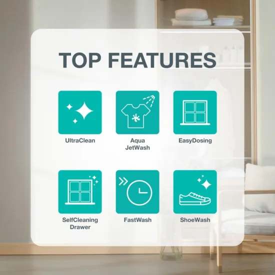 Gorenje WG4S84A2 elöltöltős mosógép, 8 kg, Wifi, gőz, 60x46x85 cm
