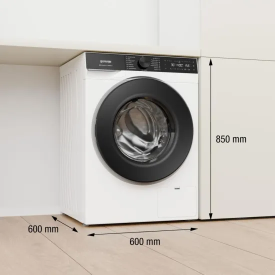 Gorenje WG614A4P1 elöltöltős mosógép, 10 kg, gőz, Wifi, 60x60x85 cm