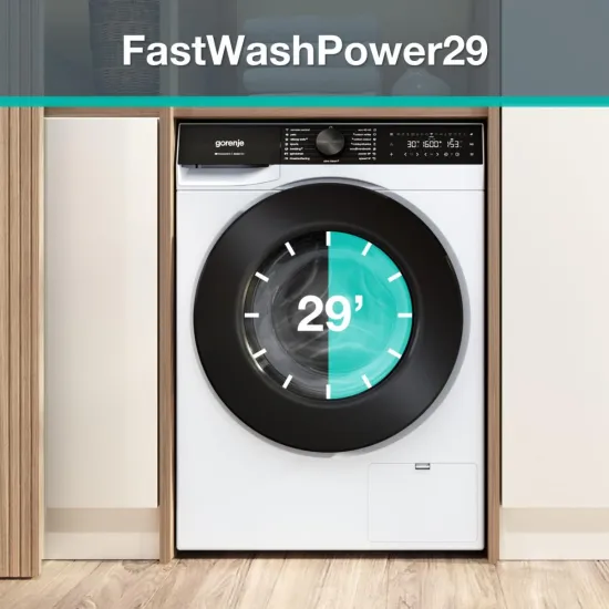Gorenje WG694A11 elöltöltős mosógép, 9 kg, Wifi, gőz, 60x54x85 cm