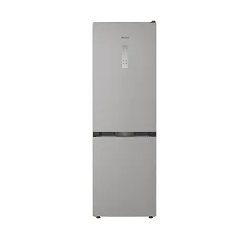 Whirlpool WHK 26372 X5EA3 Total No Frost alulfagyasztós kombinált hűtőszekrény, 252/118L, 59.5x67.3x186.5 cm, inox szín 