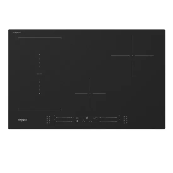 Whirlpool WL S3777 NE BM beépíthető indukciós kerámialap, 77x51x5.4 cm, fekete szín 
