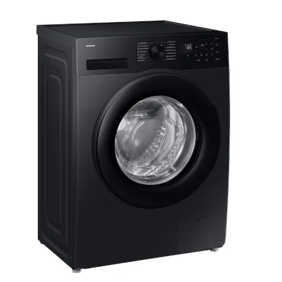 Samsung WW90DG5G34ABLE elöltöltős mosógép, 9 kg, inverter motor, Wifi, gőz, 60x48x85 cm, fekete szín 