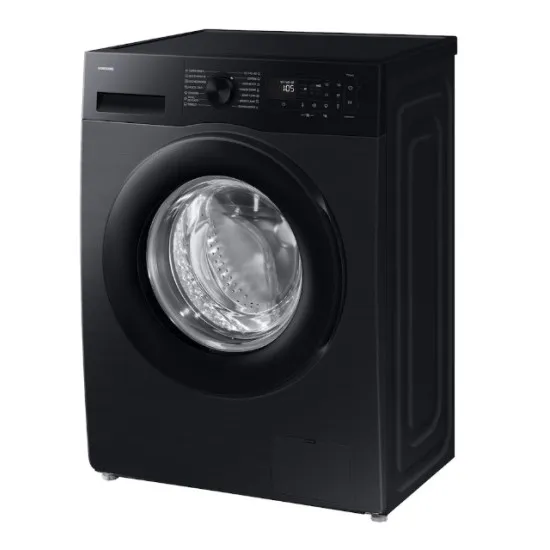 Samsung WW90DG5G34ABLE elöltöltős mosógép, 9 kg, inverter motor, Wifi, gőz, 60x48x85 cm, fekete szín 