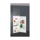 Whirlpool ARG 7182 beépíthető egyajtós hűtőszekrény, 209L, 54x54.5x122 cm, inox 