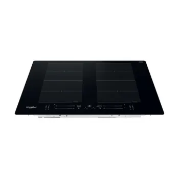 Whirlpool WF S8865 NE beépíthető indukciós kerámialap, 65x51x5.4 cm, fekete szín
