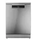 Haier XF 4A4M4BX mosogatógép, 14 teríték, Bio Led fertőtlenítő fénnyel, 3 kosár, Wifi, automatikus ajtónyitás, inverter motor, 59.7x59.8x85 cm, inox szín 