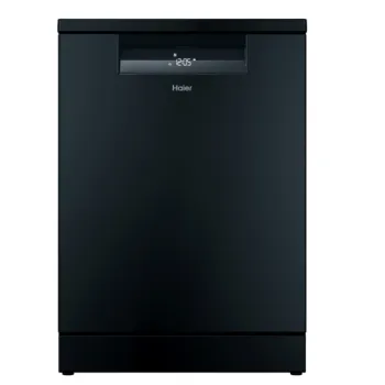 Haier XF 4A4M4PB mosogatógép, 14 teríték, inverter motor, 3 kosár, Wifi, automatikus ajtónyitás, 59.7x59.8x85 cm, fekete szín