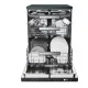 Haier XF 4A4M4PB mosogatógép, 14 teríték, inverter motor, 3 kosár, Wifi, automatikus ajtónyitás, 59.7x59.8x85 cm, fekete szín