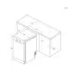 Haier XF1C3TB1FX mosogatógép, 11 teríték, Wifi, inverter motor, 3 kosár, automatikus ajtónyitás, 44.8x60.5x84.6 cm, inox