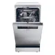 Haier XF1C3TB1FX mosogatógép, 11 teríték, Wifi, inverter motor, 3 kosár, automatikus ajtónyitás, 44.8x60.5x84.6 cm, inox