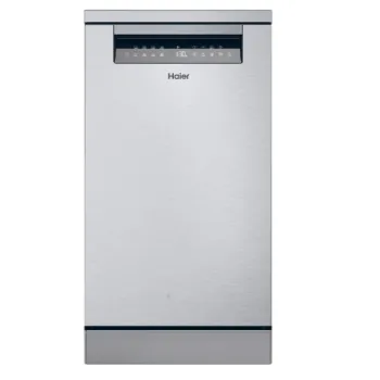 Haier XF1C3TB1FX mosogatógép, 11 teríték, Wifi, inverter motor, 3 kosár, automatikus ajtónyitás, 44.8x60.5x84.6 cm, inox szín 
