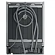 Haier XH 4A4F4X kezelőpaneles beépíthető mosogatógép, 14 teríték, 3 kosár, automatikus ajtónyitás, inverter motor, Wifi, 59.7x57.2x84.8 cm, inox szín