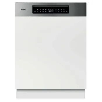 Haier XH 4A4F4X kezelőpaneles beépíthető mosogatógép, 14 teríték, 3 kosár, automatikus ajtónyitás, inverter motor, Wifi, 59.7x57.2x84.8 cm, inox szín