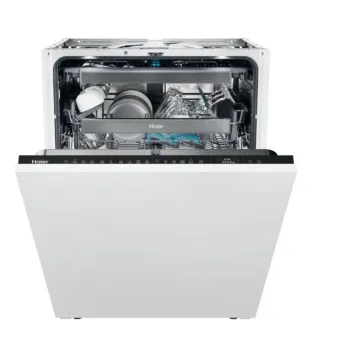 Haier XS 63A4M4B teljesen beépíthető mosogatógép, 16 teríték, Wifi, 3 kosár, automatikus ajtónyitás, 59.7x55.5x81.8 cm