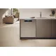 Haier XU 4A4M4PSX pult alá építhető kezelőpaneles mosogatógép,  inox gyári előlappal, 14 teríték, Wifi, inverter motor, 3 kosár, automatikus ajtónyitás, 59.7x55.5x81.8 cm