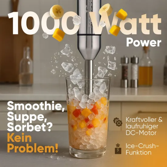 Proficook PC-SM 1317 botmixer, 1000W, inox 