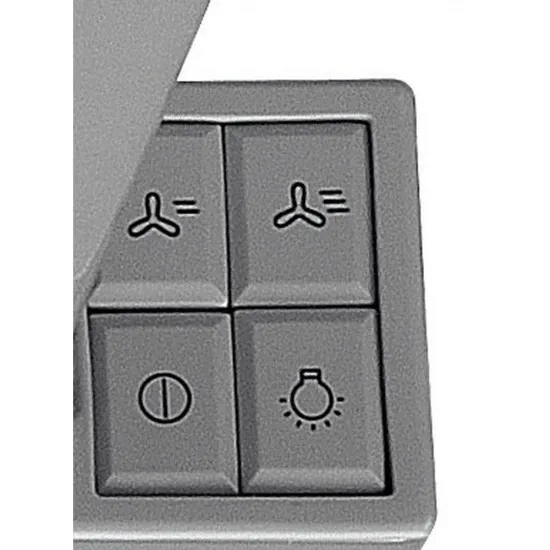 Whirlpool AKR 750 G SD beépíthető kihúzható konyhai elszívó, 59.8x30x18 cm, szürke szín