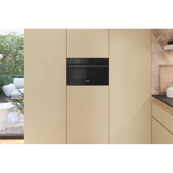 Whirlpool AMW 6440 FB beépíthető mikrohullámú sütő, 31L, 1000W, 59.5x46.8x38.5 cm, fekete szín 