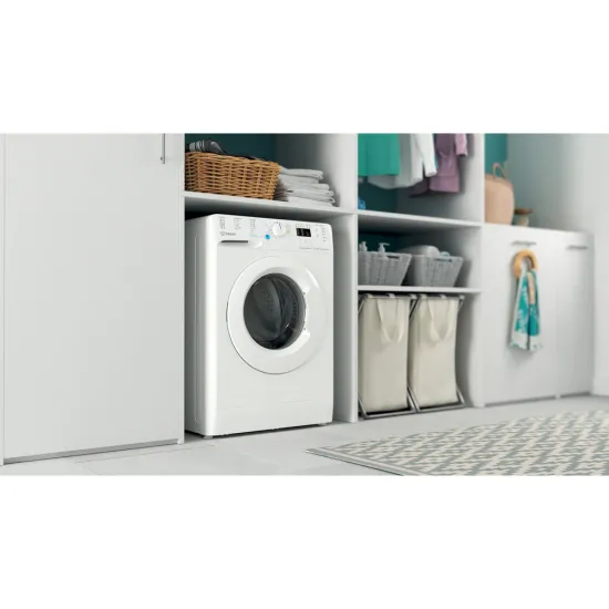Indesit BWSA 61294 W EU N elöltöltős mosógép, 6 kg, inverter motor, 59.5x42.5x85 cm