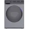 Dimarson DM-JG100-A214VE elöltöltős mosógép, 10 kg, inverter motor, gőz, 59.8x53.5x84.5 cm, fekete/szürke szín 
