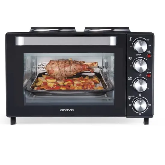 Orava ELEKTRAX48 48L mini sütő 2db főzőlappal