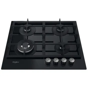 Whirlpool GOFL 629/NB1 beépíthető gáz főzőlap, 59x51x4.9 cm, fekete szín, wok égőfej 