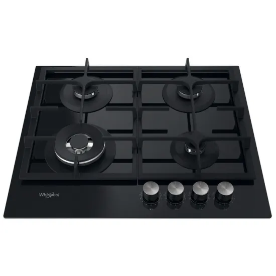 Whirlpool GOFL 629/NB1 beépíthető gáz főzőlap, 59x51x4.9 cm, fekete szín, wok égőfej 