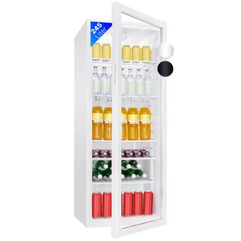 Bomann KSG 7289 üvegajtós italhűtő, 245L, 55x58x143 cm