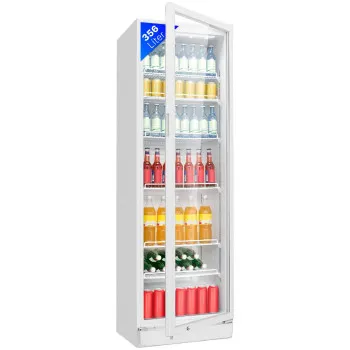 Bomann KSG 7351 üvegajtós italhűtő, 356L, 59.5x57x194.5 cm