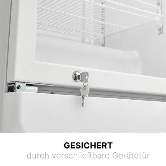 Bomann KSG 7351 üvegajtós italhűtő, 356L, 59.5x57x194.5 cm