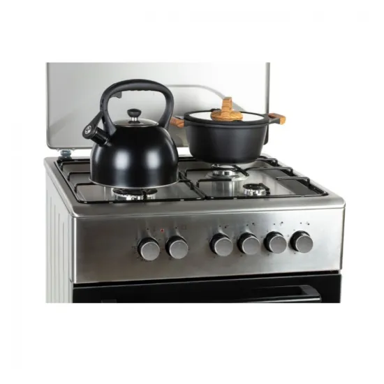 MPM MPM-66-KGM-11 kombinált tűzhely, 70L, 60x60x85 cm, inox szín 