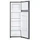 MPM MPM-249-CZ-50 felülfagyasztós kombinált hűtőszekrény, 198/50L, 55x58x165.5 cm, sötét inox szín 