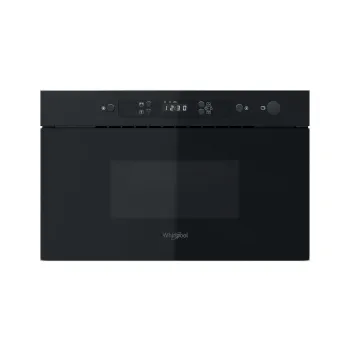 Whirlpool MBNA900B beépíthető mikrohullámú sütő, 22L, 750W, 59.5x32x38.2 cm, fekete szín 
