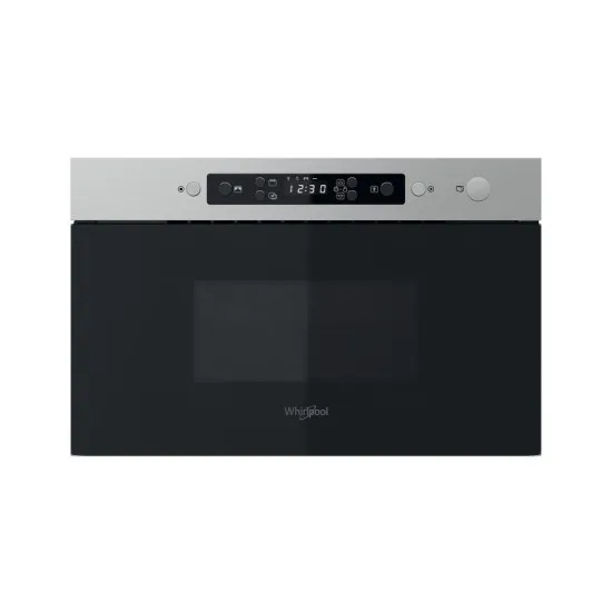 Whirlpool MBNA920X beépíthető mikrohullámú sütő, 750W, 22L, 59.5x32x38.2cm inox szín