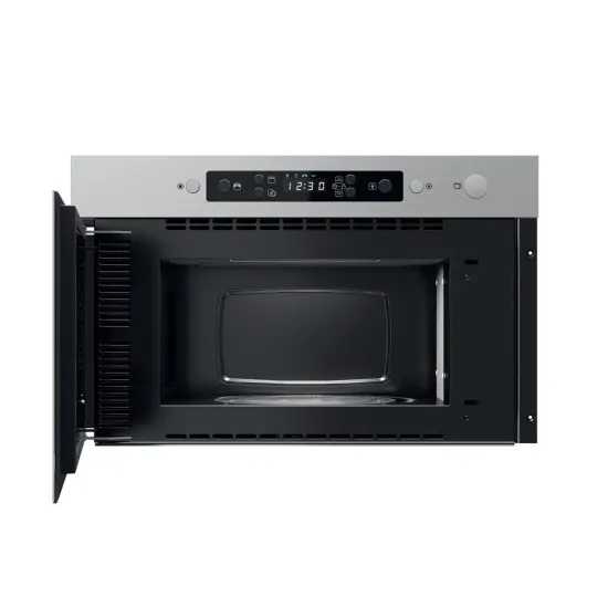 Whirlpool MBNA920X beépíthető mikrohullámú sütő, 750W, 22L, 59.5x32x38.2cm inox szín