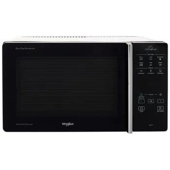 Whirlpool MCP 349 BL mikrohullámú sütő, 25L, 800W, fekete szín 