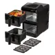 MPM MPM-MFR-13 forrólevegős sütő, Air Fryer, 12L, fekete szín 