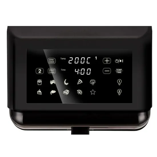 MPM MPM-MFR-13 forrólevegős sütő, Air Fryer, 12L, fekete szín 