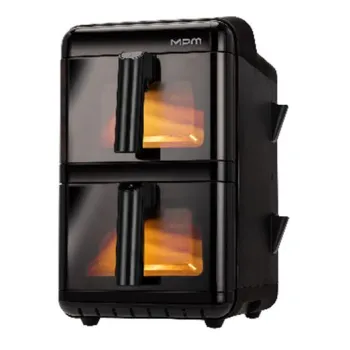 MPM MPM-MFR-13 forrólevegős sütő, Air Fryer, 12L, fekete szín 