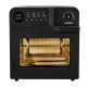 MPM MPM-MFR-15 forrólevegős sütő, Air Fryer forgó kosárral, 16L, 1700W, fekete szín 