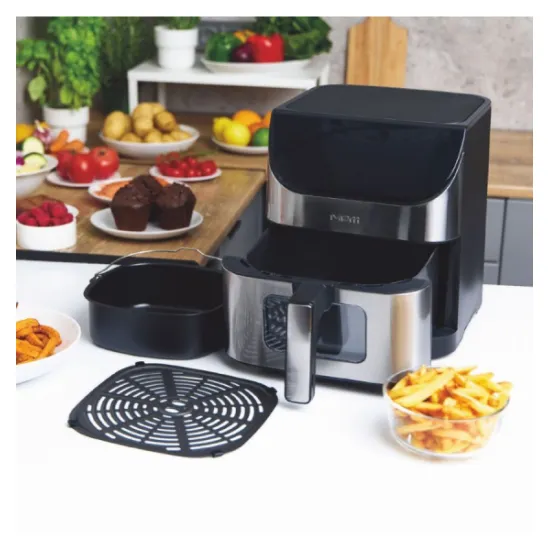 MPM MPM-MFR-17M forrólevegős sütő, Air Fryer,8L, 1800W