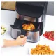MPM MPM-MFR-17M forrólevegős sütő, Air Fryer,8L, 1800W