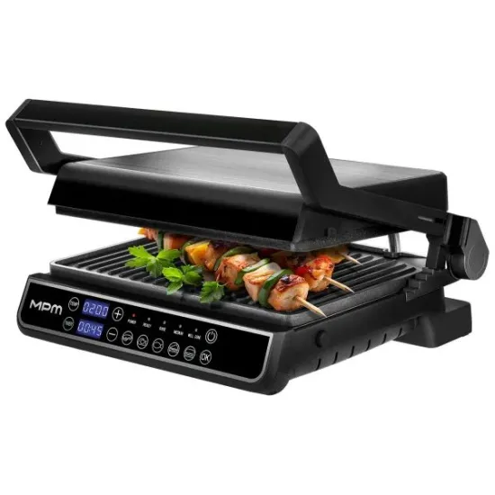 MPM MPM-MGR-14 kontakt grill, 2000W, fekete 