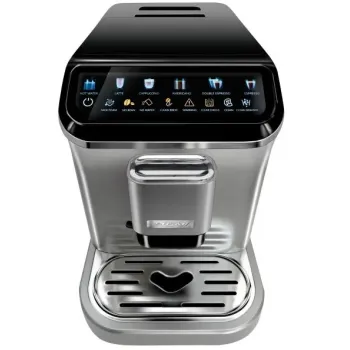 MPM MPM-MKW-11M automata kávéfőző, 1.5L,automatikus habosított tejadagoló a választott kávé típusától függően, 5 féle programozott kávé 