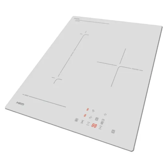 MPM MPM-45-IM-16/W beépíthető indukciós kerámialap, 45x51x6 cm, fehér szín 