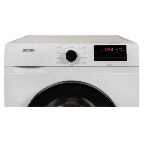 MPM MPM-4610-PK-42 elöltöltős mosógép, 6 kg, gőz, 60x45x85 cm 