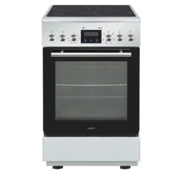 MPM MPM-55-KEC-40 kerámialapos tűzhely, 55L, 60x50x82 cm, inox szín 